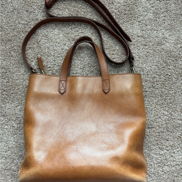 Madewell Zip-Top Transport Tote Crossbody Handbag - Picture 4 of 12